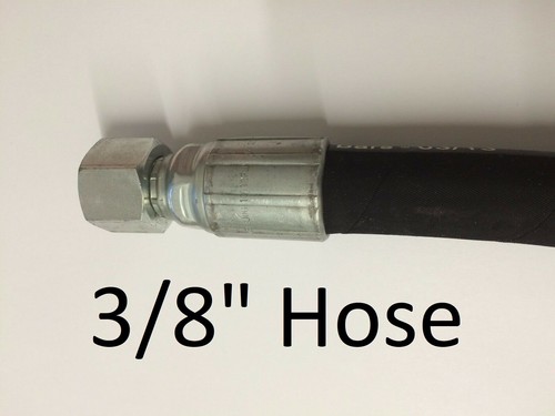 Hydraulic hose assembly - assembly, 3/8"