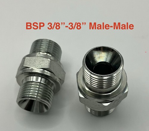 Bsp hydraulic male - hydraulic, 3/8”